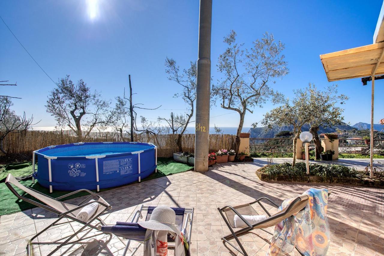 Il Pioppo - Country House Sea View ماسّا لوبْرينسِ المظهر الخارجي الصورة